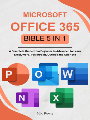 cover image of Microsoft Office 365 Bible 5 in 1